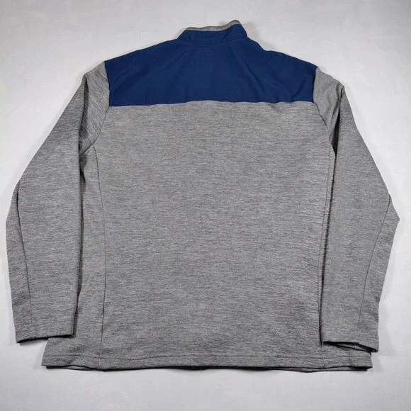 Orvis Full Zip Jacket Heather Gray Blue Bonded Mesh Classic Collection Mens XL - Picture 5 of 9